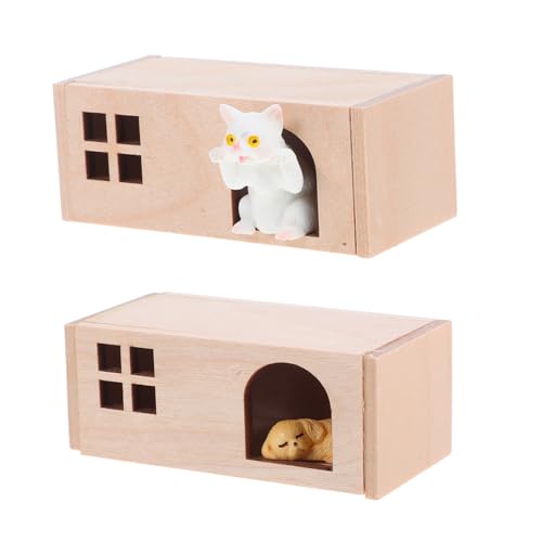 JOINPAYA Puppenhaus Zubehör Robustes Detailreiches Haustier-zubehör für Puppenhaus Dekoration und Sammler von JOINPAYA