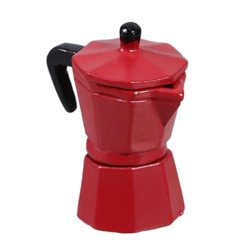 JOINPAYA Mini Espresso Kaffeekanne Für Miniatur Kaffeezubehör Für Küche Und Dekoration Hochwertige Detailgetreues Design Für Rollenspiele Und Fotoprojekte von JOINPAYA