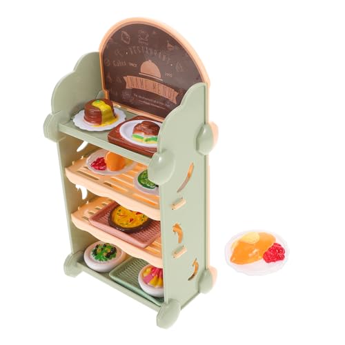 JOINPAYA Puppenhaus-lebensmittelschrank Mit 16 Kuchen- Und Brotmodellen, Miniaturküche, 4 Etagen, Lebensmittel-präsentationsregal, Möbel, Realistischer Schrank, Kinder-Spielzeug Für JOINPAYA Puppenhaus-lebensmittelschrank Mit 16 Kuchen- Und Brotmodellen, Miniaturküche, 4 Etagen, Lebensmittel-präsentationsregal, Möbel, Realistischer Schrank, Kinder-Spielzeug Für von JOINPAYA