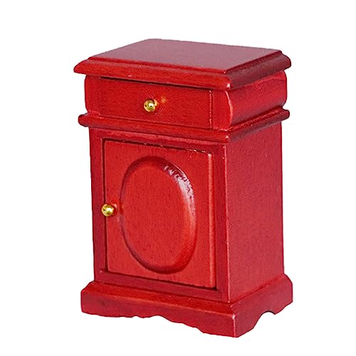 JOINPAYA Puppenhaus-nachttisch Vintage-nachttisch Miniaturmodell Miniaturmöbel Miniaturspielzeug Puppenmöbel Mini-hausverzierung Mini- -nachttisch Miniatur-nachttisch Rot Hölzern JOINPAYA Puppenhaus-nachttisch Vintage-nachttisch Miniaturmodell Miniaturmöbel Miniaturspielzeug Puppenmöbel Mini-hausverzierung Mini- -nachttisch Miniatur-nachttisch Rot Hölzern von JOINPAYA