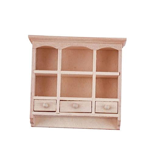 JOINPAYA Puppenhaus -wandschrank Miniatur-schrankfiguren Kleine Möbel Minischrank Hölzern von JOINPAYA