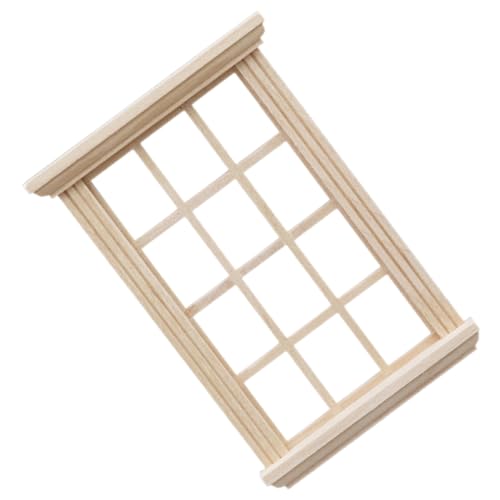 JOINPAYA Puppenhausdekoration aus Holz Miniaturhaus Fensterrahmen Holzfenster für Miniaturhäuser Mein Leben Puppenmöbel Flügel-Fee-Ornament Mini-Hausschmuck Mini-Hausverzierung JOINPAYA Puppenhausdekoration aus Holz Miniaturhaus Fensterrahmen Holzfenster für Miniaturhäuser Mein Leben Puppenmöbel Flügel-Fee-Ornament Mini-Hausschmuck Mini-Hausverzierung von JOINPAYA