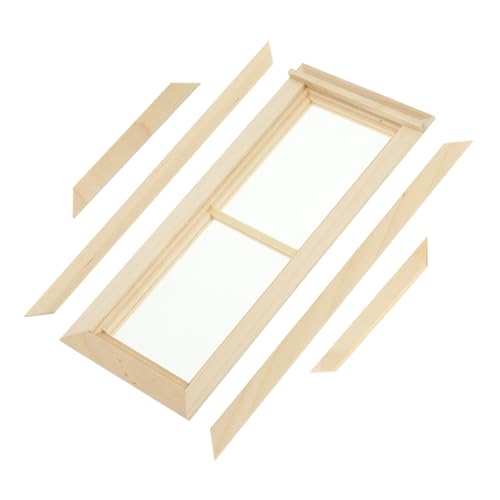 JOINPAYA Miniatur Holzfenster Modell Für Puppenhaus Maßstab Dekorative Fenster Für Projekte Uncolorierte Holzfenster Für Kreative Gestaltung Zubehör Für Miniaturhäuser JOINPAYA Miniatur Holzfenster Modell Für Puppenhaus Maßstab Dekorative Fenster Für Projekte Uncolorierte Holzfenster Für Kreative Gestaltung Zubehör Für Miniaturhäuser von JOINPAYA