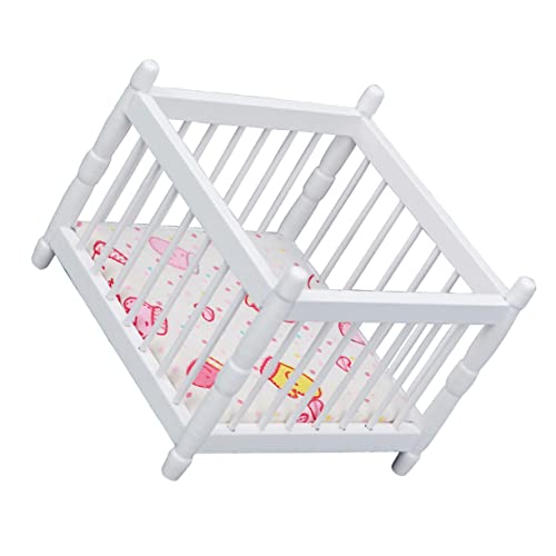 JOINPAYA Realistisches Miniatur-puppenhausbett Holzmöbel Für Kinder Spielzeug Puppenhauszubehör Rollenspiel Für Kinder Kompaktes Minibett JOINPAYA Realistisches Miniatur-puppenhausbett Holzmöbel Für Kinder Spielzeug Puppenhauszubehör Rollenspiel Für Kinder Kompaktes Minibett von JOINPAYA