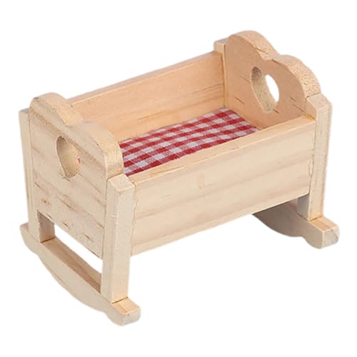 JOINPAYA Puppen Holz Puppenwiege: Puppenhaus Kinder Mini Bett zubehör Aus Holz Puppenhaus-versorgung Mini Hausbett Puppenhausmöbel Miniaturmöbel Mini-krippenmodell Babypuppenbett Aus für Kinder JOINPAYA Puppen Holz Puppenwiege: Puppenhaus Kinder Mini Bett zubehör Aus Holz Puppenhaus-versorgung Mini Hausbett Puppenhausmöbel Miniaturmöbel Mini-krippenmodell Babypuppenbett Aus für Kinder von JOINPAYA