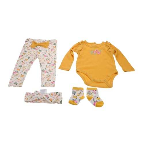 JOINPAYA Puppenkleidung Für Jungen Und Mädchen Reborn Puppen Outfits Puppenkleidung Für Mädchen Realistische Babykleidung Neugeborenen Blumen Outfits Süße Für von JOINPAYA