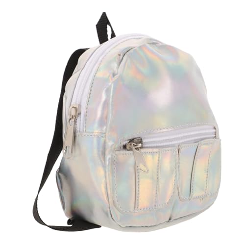 JOINPAYA Puppenrucksack kindergartenrucksack Rucksack Schulrucksack Kinderrucksack spielzeugtasche Hologramm-Rucksack College-Schulbüchertasche Reiserucksack Stoff Silver JOINPAYA Puppenrucksack kindergartenrucksack Rucksack Schulrucksack Kinderrucksack spielzeugtasche Hologramm-Rucksack College-Schulbüchertasche Reiserucksack Stoff Silver von JOINPAYA