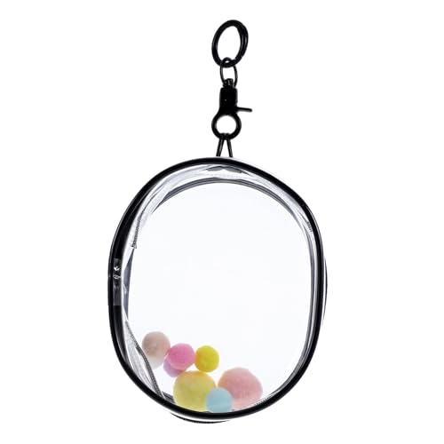 JOINPAYA Puppentasche kindertasche Aufbewahrungstasche Taschendisplay Schlüsselanhänger mit Figurendarstellung Puppe Ausstellungstasche Runde, durchsichtige Präsentationstasche PVC JOINPAYA Puppentasche kindertasche Aufbewahrungstasche Taschendisplay Schlüsselanhänger mit Figurendarstellung Puppe Ausstellungstasche Runde, durchsichtige Präsentationstasche PVC von JOINPAYA