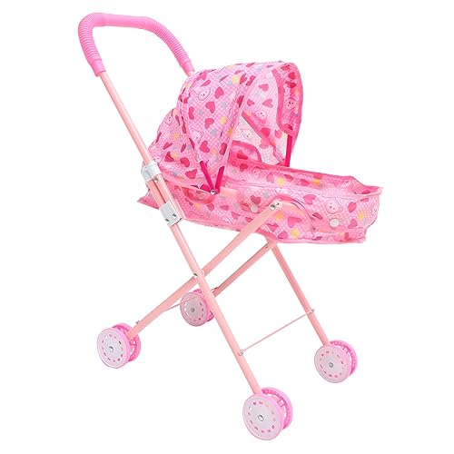 JOINPAYA Puppenwagen Zubehör Liebeswagen Babyspielzeug Kleinkindspielzeug Babypuppenwagen Kinderwagen Für Puppen Plüschtier Spielwagen Puppenwagen Schmuck Beweglicher JOINPAYA Puppenwagen Zubehör Liebeswagen Babyspielzeug Kleinkindspielzeug Babypuppenwagen Kinderwagen Für Puppen Plüschtier Spielwagen Puppenwagen Schmuck Beweglicher von JOINPAYA