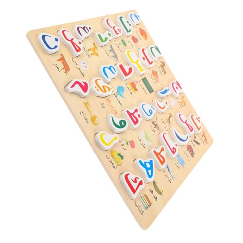 JOINPAYA Lernen Für Jungen Und Mädchen Holzpuzzle-Spielzeug Alphabet-Puzzle Für Kleinkinder Sicheres Pädagogisches Vorschul-Matching-Spielzeug von JOINPAYA