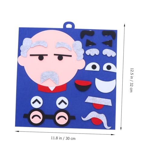 JOINPAYA Puzzle-Ausdrücke Puzzle Lustig kinderpuzzle laubsägen für spielwaren rätsel bläulich knobeleien für rätsel für spielsachen Toy Fun Blue von JOINPAYA