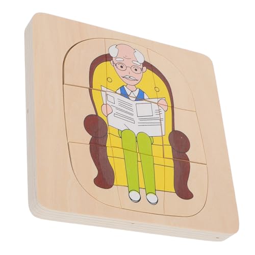 JOINPAYA Puzzle Menschlicher Körper Für Umfangreiches Buch Über Die Menschliche Anatomie Klobige Rätsel Gehirn Rätsel Modell des Menschlichen Körpers Für Holz von JOINPAYA