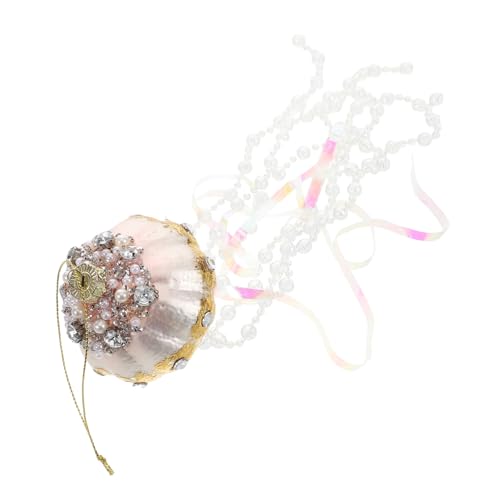 JOINPAYA Quallen Hängedeko Ornamente Zum Basteln Partygeschenke Quallen Anhänger Dekorative Hängeornamente Hängende Geburtstagsdekorationen Dekorationen Rosa Glas von JOINPAYA