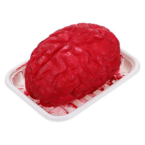JOINPAYA Realistische Halloween Deko Körperorgan Requisite Gehirn und Herz aus Hochwertigem Kunststoff Langlebiges Horror Party Accessoire für Gruselige Raumdekoration von JOINPAYA