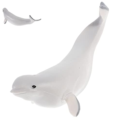 JOINPAYA Realistische Walfigur Modell Künstliche Weiße Wal Deko Figur Für Walerkennungsmodell Für Sammlung Und Dekoration JOINPAYA Realistische Walfigur Modell Künstliche Weiße Wal Deko Figur Für Walerkennungsmodell Für Sammlung Und Dekoration von JOINPAYA