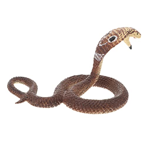 JOINPAYA Realistisches Schlangenmodell aus Kunststoff Lebensechte Cobra für Pädagogisches Kreativität und für Spiel und Dekoration von JOINPAYA