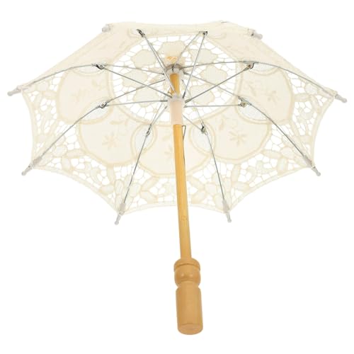 JOINPAYA Kinder Schirm Regenschirm Aus Spitze Regenschirm Kompakt Regenschirme Festschirm Regenschirm Für Die Braut Kostüm Regenschirm Zusammenklappbarer Regenschirm Bastel-spitzenschirm Hölzern JOINPAYA Kinder Schirm Regenschirm Aus Spitze Regenschirm Kompakt Regenschirme Festschirm Regenschirm Für Die Braut Kostüm Regenschirm Zusammenklappbarer Regenschirm Bastel-spitzenschirm Hölzern von JOINPAYA