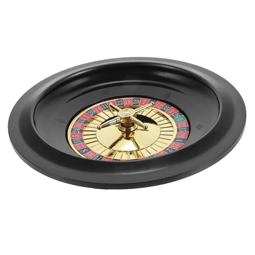 JOINPAYA Russisches Roulette Schicksalsrad Rennrad rotierend Lenkradknopf Lenkung Rouletterad bastelzeug настольная игра Pokerreihe drehteller Pokerrad-Stütze dekoratives Pokerrad Plastik von JOINPAYA