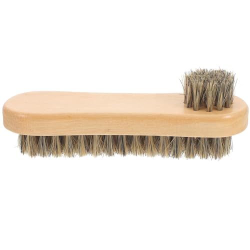JOINPAYA Sandentfernungsbürste Holzbürste Strand zubehör Strandreinigungsbürste Sand für Sandkasten Sand Abs Netz Sandreinigungsbürste Kleine Reinigung für kleine Räume Birke Khaki von JOINPAYA