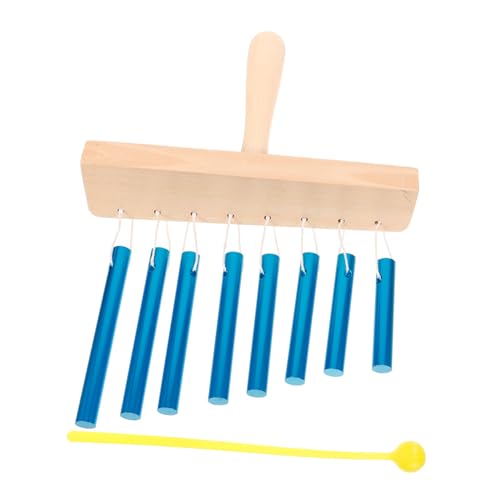 JOINPAYA Schlagwindspiel Musikinstrumente Glocke Musical Schlagzeug Schlaginstrument Mit Stürmer Windspiele Für Den Tisch Percussion- Desktop-bar-Windspiel Blue Rostfreier Stahl von JOINPAYA