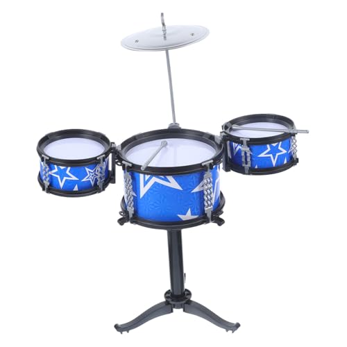 JOINPAYA Schlagzeug Set Simuliertes Percussion Instrument Blau für Kreative Musikalische für Mädchen und Jungen Fördert die Sensorische Entwicklung und Bringt Endlosen Spaß JOINPAYA Schlagzeug Set Simuliertes Percussion Instrument Blau für Kreative Musikalische für Mädchen und Jungen Fördert die Sensorische Entwicklung und Bringt Endlosen Spaß von JOINPAYA