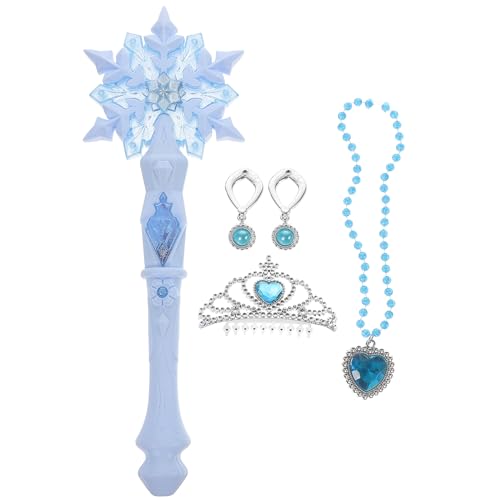 JOINPAYA Schneeflocke magischen Zauberstab: Prinzessinnen Led Schneeflockenlichter Leuchtender Zauberst?be F¨¹r Eispark Party Cosplay Blau Rosa (Blue) JOINPAYA Schneeflocke magischen Zauberstab: Prinzessinnen Led Schneeflockenlichter Leuchtender Zauberst?be F¨¹r Eispark Party Cosplay Blau Rosa (Blue) von JOINPAYA