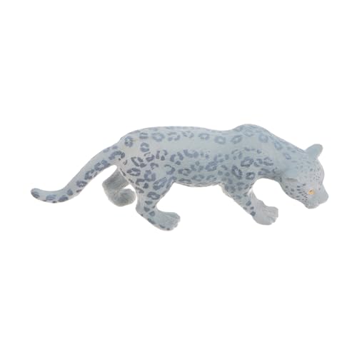JOINPAYA Schneeleoparden Spielzeugmodell Schneeleoparden Modell Figur Realistische Wildtierfigur Dekoration Für Das Home Office Realistische von JOINPAYA