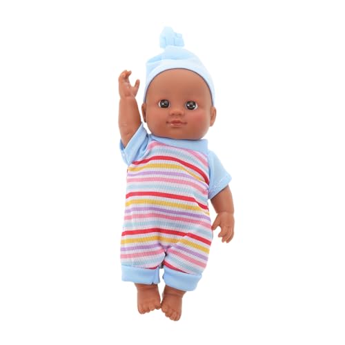 JOINPAYA Schwarze Puppe babypuppe kinderspielzeug Spielzeugpuppe Puppenkunsthandwerk Puppenbegleiter Puppen für Simulationspuppe realistische Puppen lebendige Puppe Vinyl von JOINPAYA
