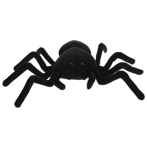 JOINPAYA Schwarze Spider Plüschfigur Kuscheltier Weiches Niedliches Schlafzimmer Dekor Plüschtier von JOINPAYA