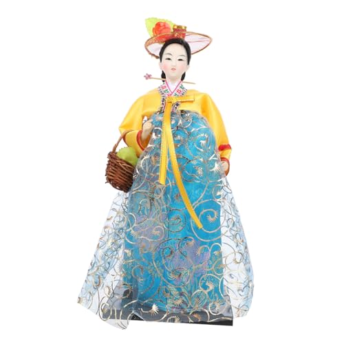 JOINPAYA Seidenpuppe Souvenir Kleid winzig Figur realistisch Südkorea- Traditionelle koreanische Puppen Hanbok-Dekoration asiatische Dekoration für zu Hause Koreanische Wohnkultur Gelb JOINPAYA Seidenpuppe Souvenir Kleid winzig Figur realistisch Südkorea- Traditionelle koreanische Puppen Hanbok-Dekoration asiatische Dekoration für zu Hause Koreanische Wohnkultur Gelb von JOINPAYA