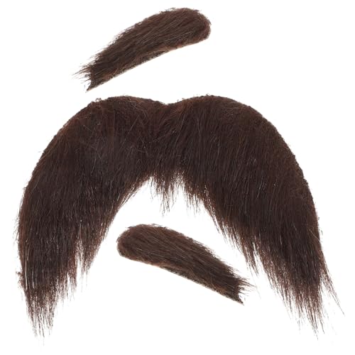JOINPAYA Selbstklebender Opa Kostüm Zubehör Fake Bart und Augenbrauen Einfache Anwendung ohne Kleber Lustiges Halloween Party Requisit für Karneval und Cosplay von JOINPAYA