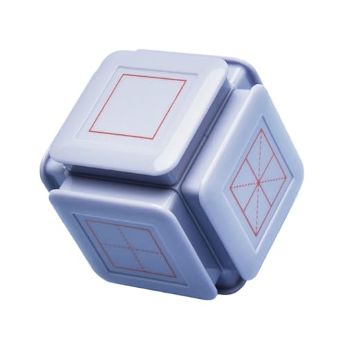 JOINPAYA Siegel Stempel kinderstempel Letter Stamps briefmarken kiloware Alphabet Stamps Bildungsstampfer für sechsseitige Briefmarken sechsseitiger Stempel Plastik Blue von JOINPAYA