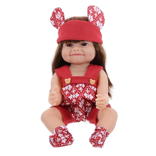 JOINPAYA Simulation Einer Babypuppe puppenmöbel Puppenliebhaber Puppenfoto Requisite Puppenmama Babypuppen Puppen für Mädchen Simulationspuppe realistische Puppen Polyester Brown von JOINPAYA
