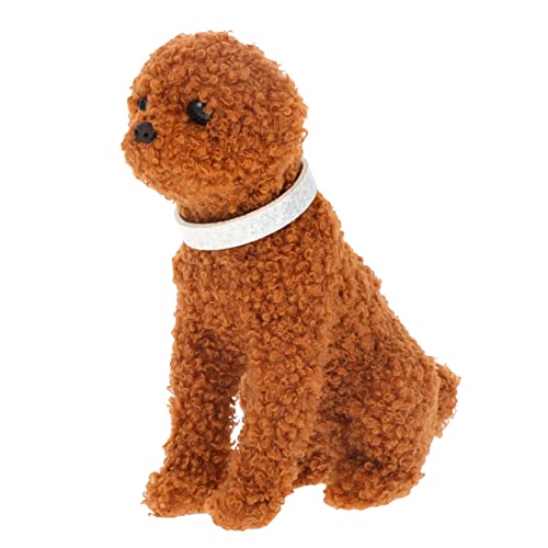 JOINPAYA Simulationswelpe Hundeschmuck Plastik Brown von JOINPAYA