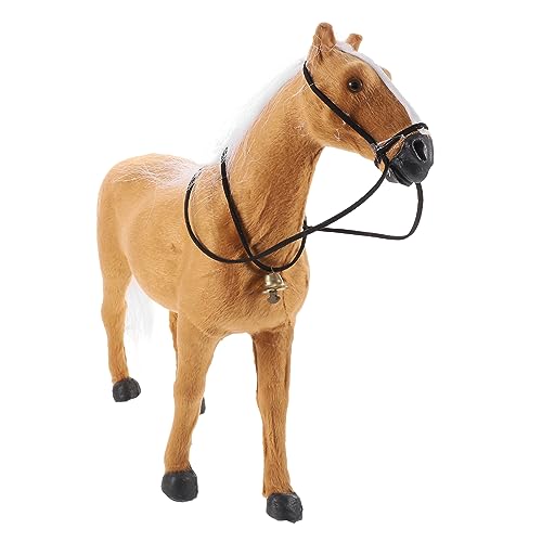 JOINPAYA Simulierte Pferdedekorationen Tierpferd Kognitives Modell Pferdeskulptur Pferde Pferdestatue Ornament Kleines Pferdemodell Simulation Weißes Dekoration Künstliches von JOINPAYA