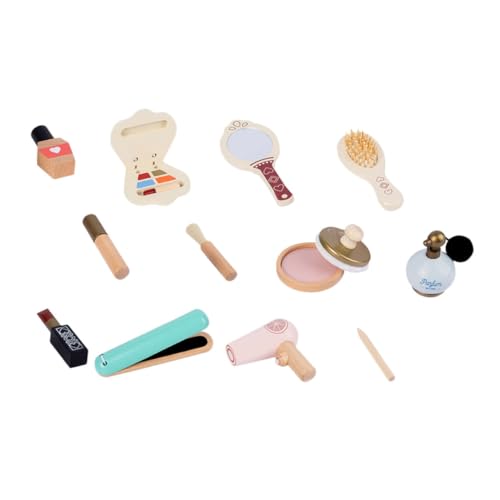 JOINPAYA Simuliertes Holz Schminkpalette Rollenspiel Kosmetikspielzeug für Mädchen Geburtstagsgeschenk Handgefertigt Hautfreundlich Fördert Kreativität und Feinmotorik von JOINPAYA