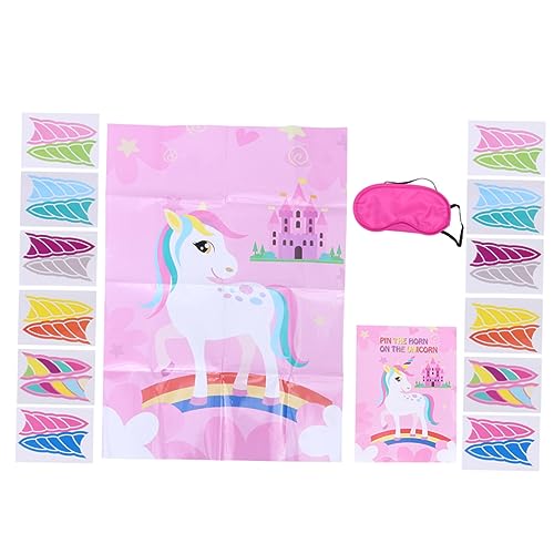 JOINPAYA Spiel Aufkleber geburtstagsdeko kindergeburtstags Dekoration spielwaren Toy kinderparty mitgebsel Party Sachen Aufkleber Aufkleber für Kinderspiele Spielplakat Rosa von JOINPAYA