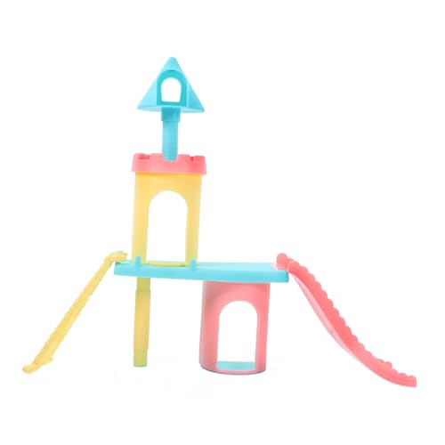 JOINPAYA Spielplatzmodell Mini-puppenspielplatzmodell Kinder Spielen Hausrutschenmodell von JOINPAYA