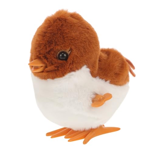 JOINPAYA Springendes Spatz- mit Uhrwerk interaktives kinderspielzeug babyspielsachen Springendes Spatzspielzeug Kit Aufzieh Bildungsspielzeug Plüsch von JOINPAYA