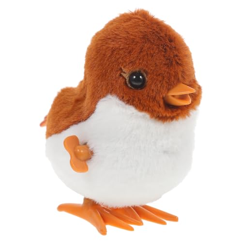 JOINPAYA Springendes Spatzspielzeug für kinderspielzeug Tiere nachsprechende stofftiere Easter Toys Tier-Aufziehspielzeug für Party Tiere aufziehen Plüsch Brown von JOINPAYA