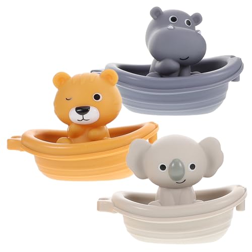 JOINPAYA Stapelbare Badeboote Mit Tierhandpuppen Schwimmendes Badspielzeug Für Kleinkinder Ideales Babybadewannenspielzeug Für Wasserspiele Im Pool Dusche Enthält JOINPAYA Stapelbare Badeboote Mit Tierhandpuppen Schwimmendes Badspielzeug Für Kleinkinder Ideales Babybadewannenspielzeug Für Wasserspiele Im Pool Dusche Enthält von JOINPAYA
