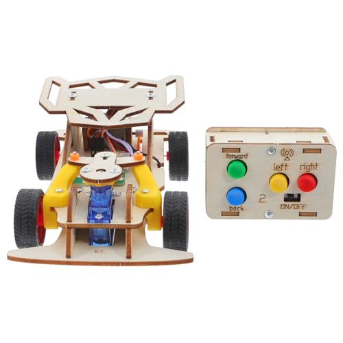 JOINPAYA Stem Car Kit Ferngesteuertes DIY Modellauto 3D Holzpuzzle Wissenschaftsexperiment Kits Für DIY Stem Crafts Lernspielzeug von JOINPAYA