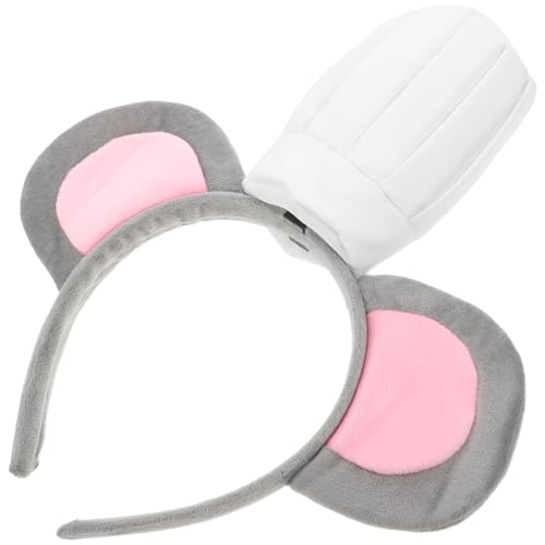 JOINPAYA -Stirnband Mit Kochmütze: Niedliches Rattenohren-Mützen-Stirnband Für Kinder Halloween Weihnachten Festival Mottoparty Cartoon Cosplay Kostümzubehör Teenager Rollenspiele JOINPAYA -Stirnband Mit Kochmütze: Niedliches Rattenohren-Mützen-Stirnband Für Kinder Halloween Weihnachten Festival Mottoparty Cartoon Cosplay Kostümzubehör Teenager Rollenspiele von JOINPAYA