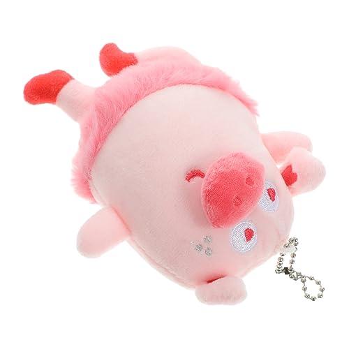 JOINPAYA Stoffschwein-anhänger Hase Plüsch Mops Ausgestopft Hängende Schlüsselanhänger Bären Meerschweinchen Träger Kette Zubehör Plüschschwein Für Schlüsselanhänger Tiere Heu Pp Baumwolle von JOINPAYA