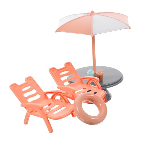 JOINPAYA Strandkorb-set Kleiner Strandkorb Fahrradkörbe Für Kinderfahrräder Windschutzscheibe Figur Griff Lenker Puppe Tragbare Düse Mikro-landschaftsmöbel Liegen Tragbares Schuhregal Abs von JOINPAYA