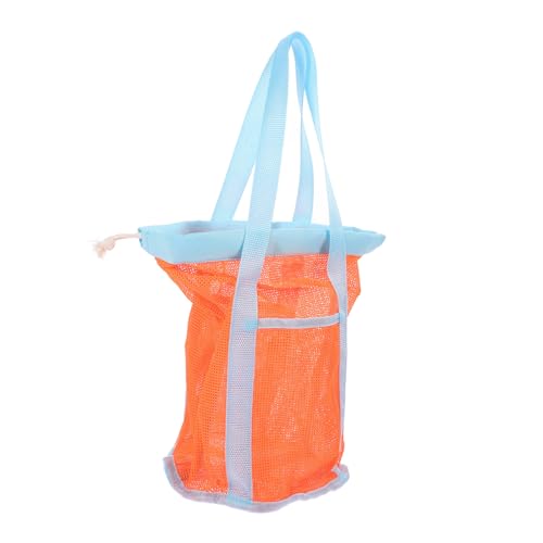 JOINPAYA Strandtasche Für Sandspielzeugtaschen Sand Mesh-Tasche Spielzeugtasche Für Den Strand Tragetasche Für Den Strand Wasserdicht Netz Aus Sandsäcken Klein Nylon Orange JOINPAYA Strandtasche Für Sandspielzeugtaschen Sand Mesh-Tasche Spielzeugtasche Für Den Strand Tragetasche Für Den Strand Wasserdicht Netz Aus Sandsäcken Klein Nylon Orange von JOINPAYA