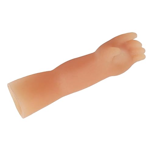 JOINPAYA Streich Mini kleine Hand Prop-Münze LED Halloween Scherzartikel Halloween Decorations Magische Requisiten Partyversorgung winzige Handtrick-Requisiten Hand für Kieselgel von JOINPAYA