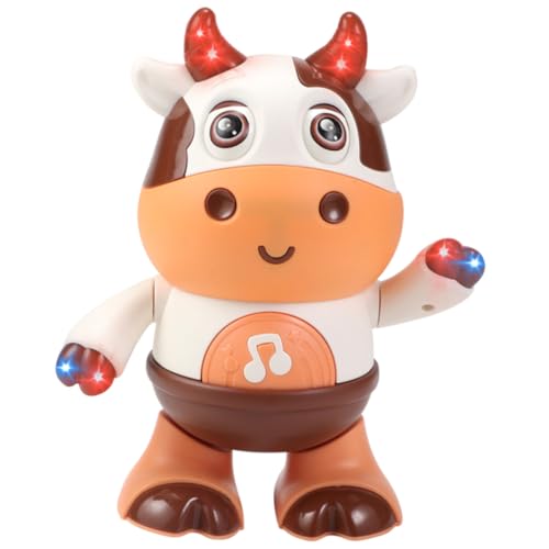 JOINPAYA Tanzender Roboter interaktives kinderspielzeug Vertrauenswürdiges Interessantes Leichtes Klangspielzeug liefert Plastik Brown von JOINPAYA