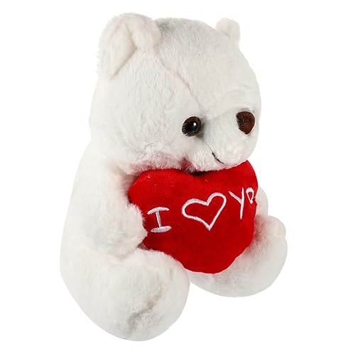 JOINPAYA Teddybär Kuscheltier kinderspielzeug Weihnachten valentinsgeschenk Valentine Valentinstag Bär Plüschbärenspielzeug große Kuscheltiere PP Baumwolle Weiß von JOINPAYA