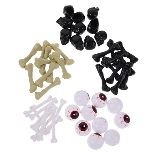 JOINPAYA Teiliges Halloween Deko mit Realistischen Hohlaugen Skelettknochen Schädeln Langlebige Kunststoff Halloween Party Requisiten für Gruselige DIY Bastel Trick-Treat Dekoration JOINPAYA Teiliges Halloween Deko mit Realistischen Hohlaugen Skelettknochen Schädeln Langlebige Kunststoff Halloween Party Requisiten für Gruselige DIY Bastel Trick-Treat Dekoration von JOINPAYA